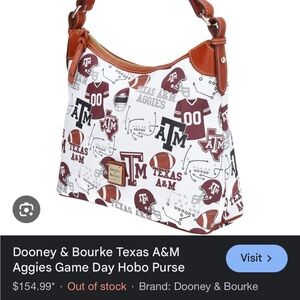 Dooney and Bourke Texas A&M Hobo Bag